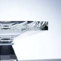 JR Geometric K9 Crystal Pedestal Serving Bowl – Clear