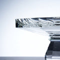 JR Geometric K9 Crystal Pedestal Serving Bowl – Clear