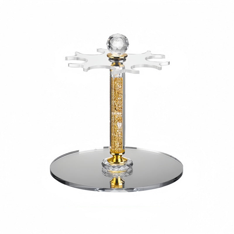 JR Gold Flakes Crystal Beer Glass Set