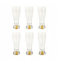 JR Gold Flakes Crystal Beer Glass Set