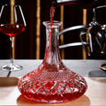 JR Handcrafted Clear Crystal Decanter with Gift Box