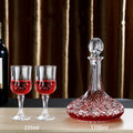 JR Handcrafted Clear Crystal Decanter with Gift Box