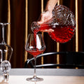 JR Handcrafted Clear Crystal Decanter with Gift Box