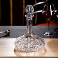JR Handcrafted Clear Crystal Decanter with Gift Box