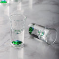 JR Handcrafted Crystal Landscape Shot Glass Set with Decanter Gift Set - Je t'aime Resolute