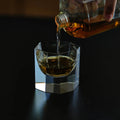 JR Handcrafted Glacier Cut Crystal Whiskey Tumbler