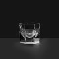 JR Handcrafted Glacier Cut Crystal Whiskey Tumbler