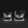 JR Handcrafted Glacier Cut Crystal Whiskey Tumbler