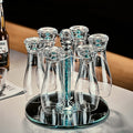 JR Handcrafted Turquoise Crystal Beer Glass Set