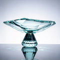 JR K9 Crystal Pedestal Serving Bowl – Aqua Green