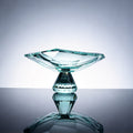 JR K9 Crystal Pedestal Serving Bowl – Aqua Green