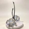 JR K9 Crystal Swan Couple Figurine