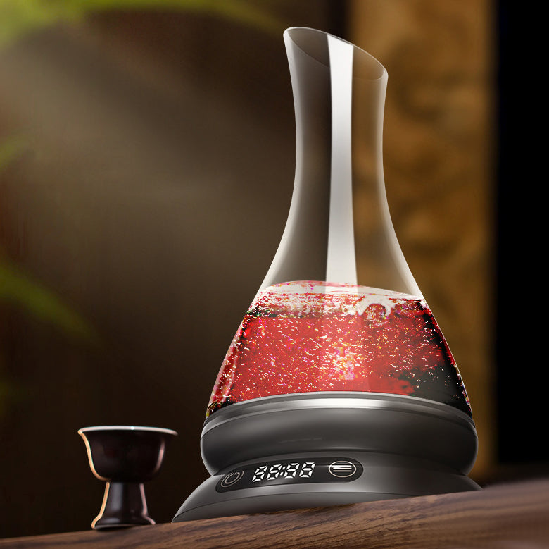 JR Kavoro Smart Electric Wine Decanter | Advanced Micro-Oxygen Aerator for Wine & Spirits