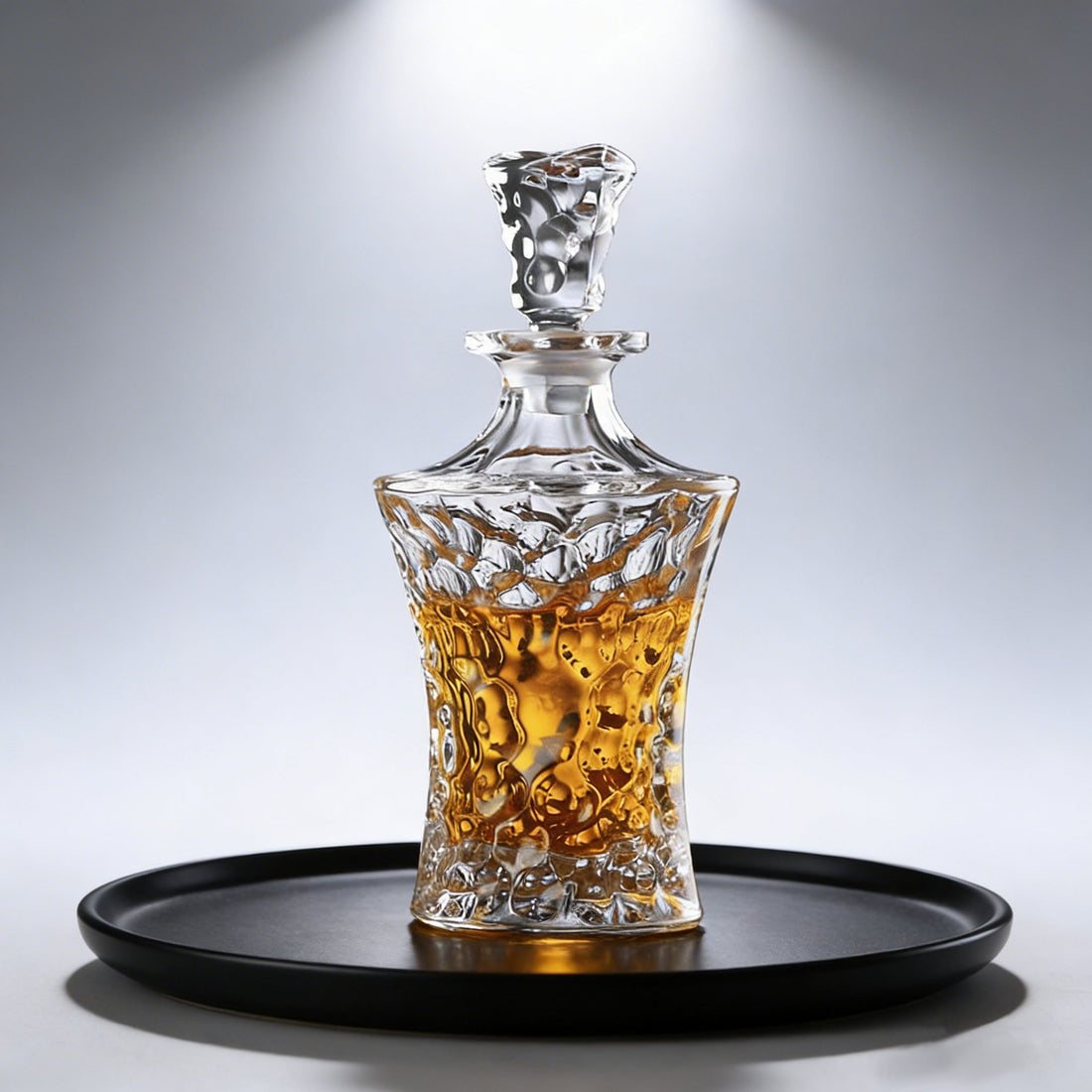 JR Pinnacle Crystal Whiskey Decanter