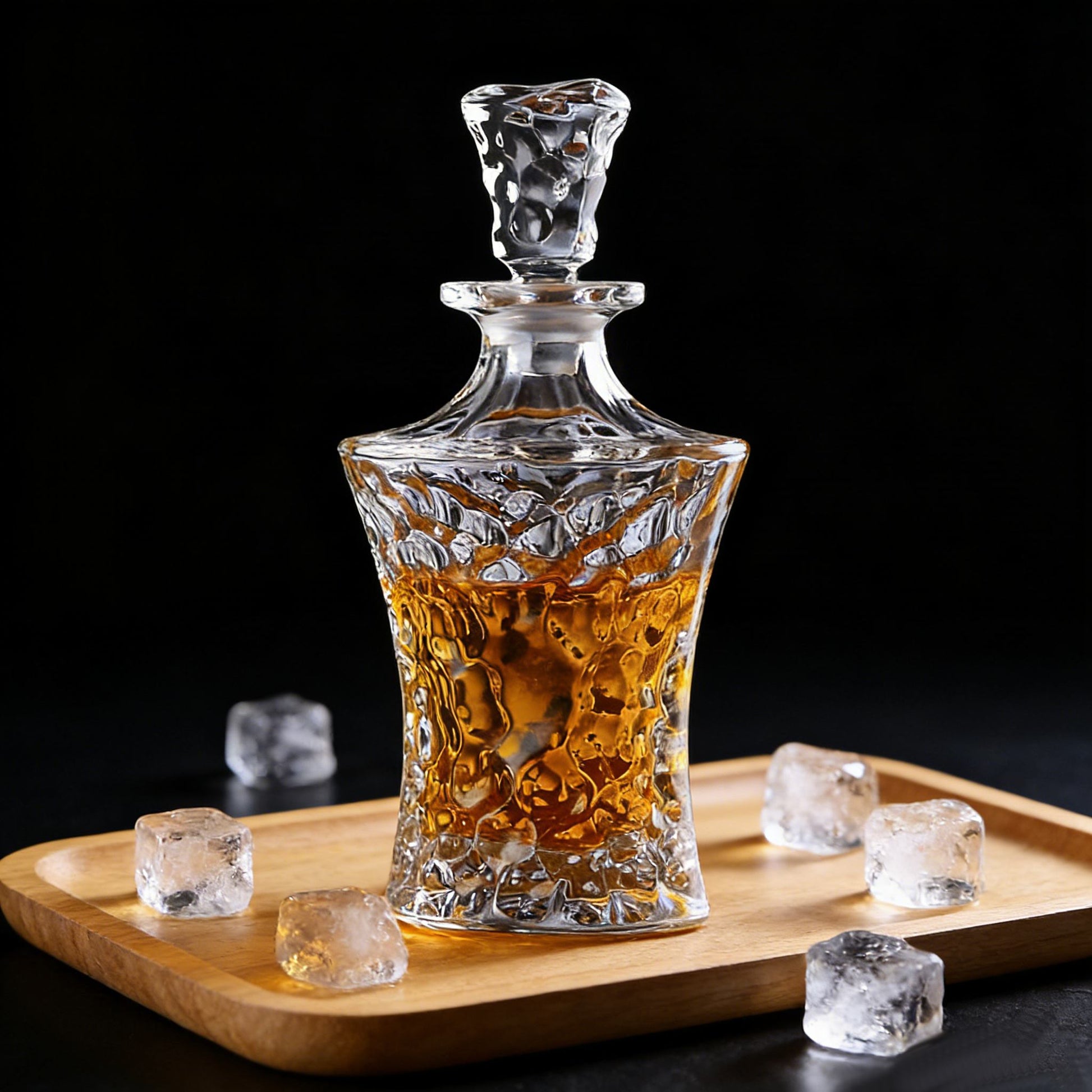 JR Pinnacle Crystal Whiskey Decanter