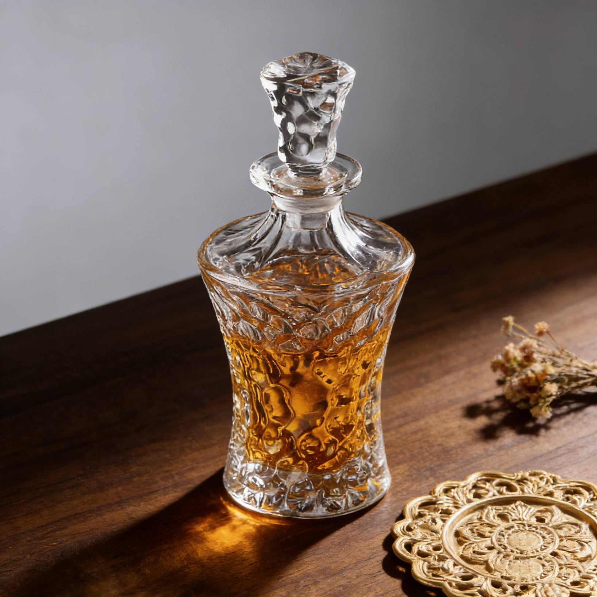 JR Pinnacle Crystal Whiskey Decanter