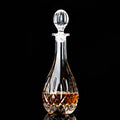 JR Radiating Cut Whiskey Bottle - Crystal Glass Collection