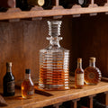 JR Ripple Crystal Whiskey Decanter