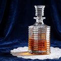 JR Ripple Crystal Whiskey Decanter