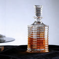 JR Ripple Crystal Whiskey Decanter