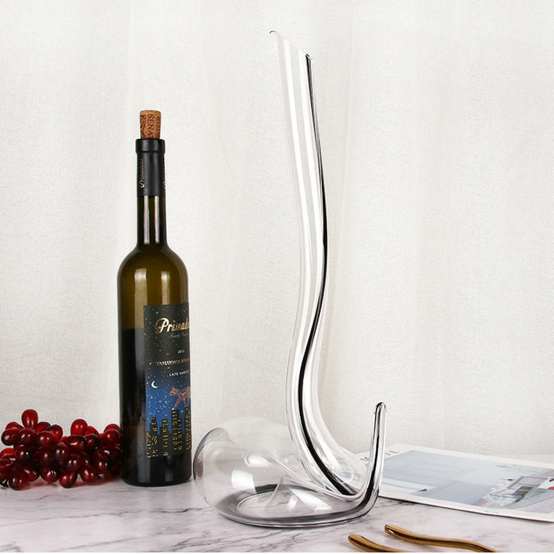 JR Serpentine Handcrafted Crystal Decanter