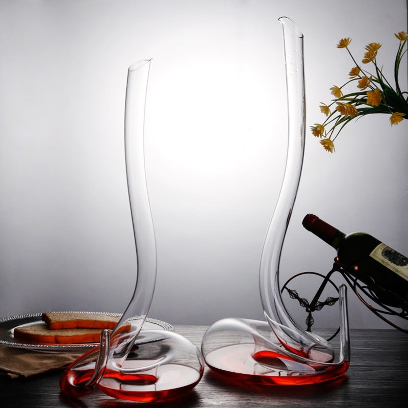 JR Serpentine Handcrafted Crystal Decanter