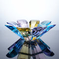 JR Sunflower K9 Crystal Decorative Serving Bowl – Multicolor