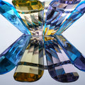 JR Sunflower K9 Crystal Decorative Serving Bowl – Multicolor