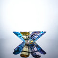 JR Sunflower K9 Crystal Decorative Serving Bowl – Multicolor