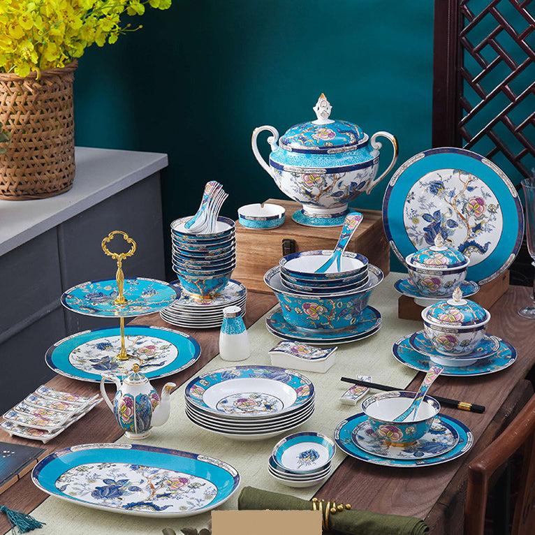 INGRI Jadeite – Handcrafted Bone China Dinnerware Set - Je t'aime Resolute