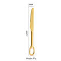 JR Ring-Handled Stainless Steel Cutlery Set (6 pcs) - Je t'aime Resolute