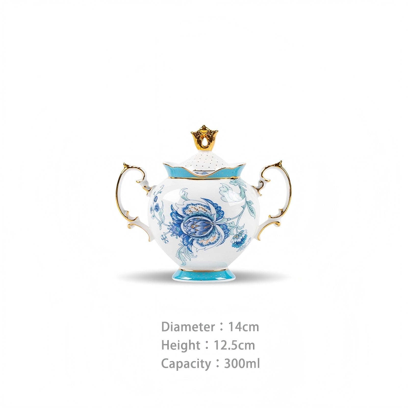 INGRI Golden Garden – Handcrafted Bone China Tea Set - Je t'aime Resolute
