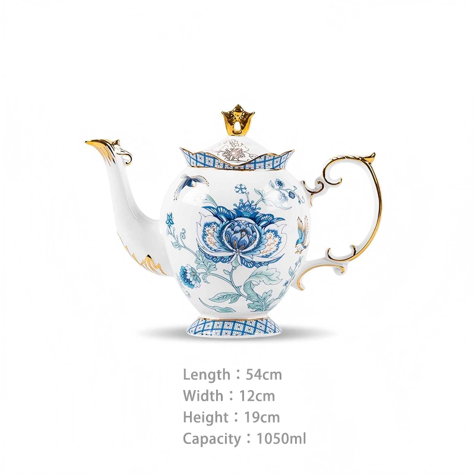 INGRI Golden Garden – Handcrafted Bone China Tea Set - Je t'aime Resolute